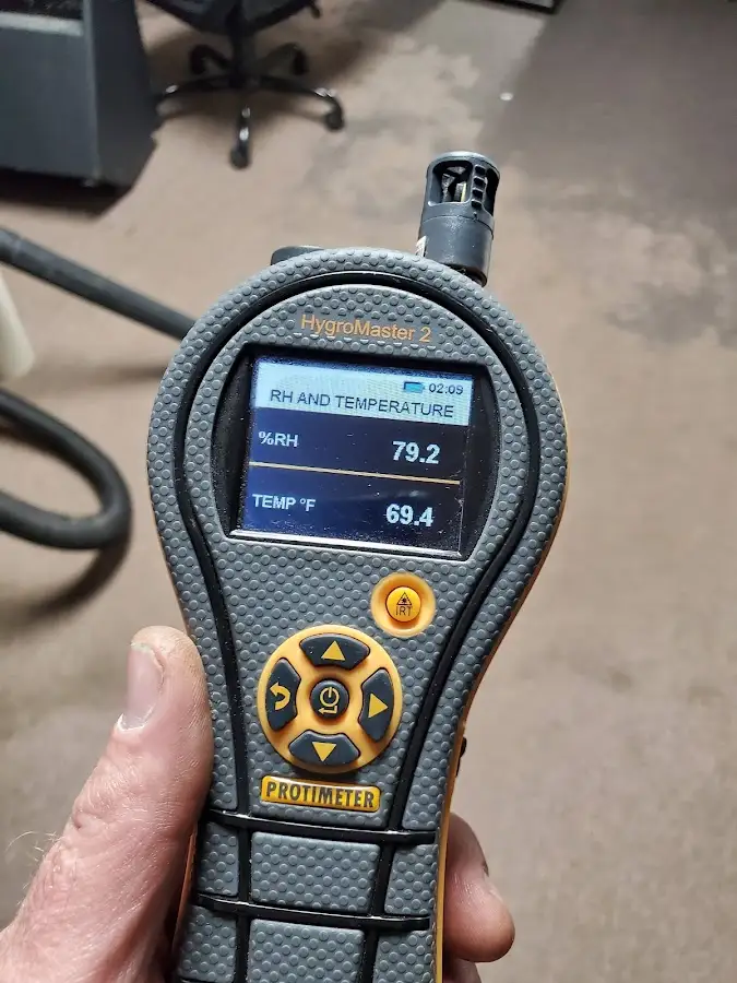 Moisture meter humidity assessment for Fire & Smoke Damage Restoration in DeKalb